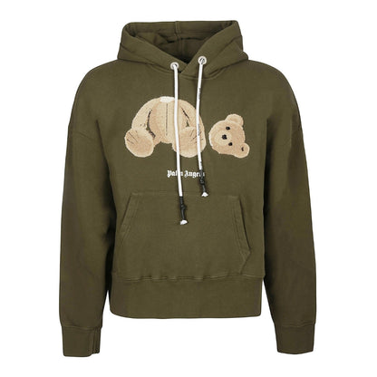Palm Angels Kill The Bear Green Hoodie - Style Centre Wholesale