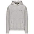 Palm Angels Embroidered Logo Grey Hoodie - Style Centre Wholesale