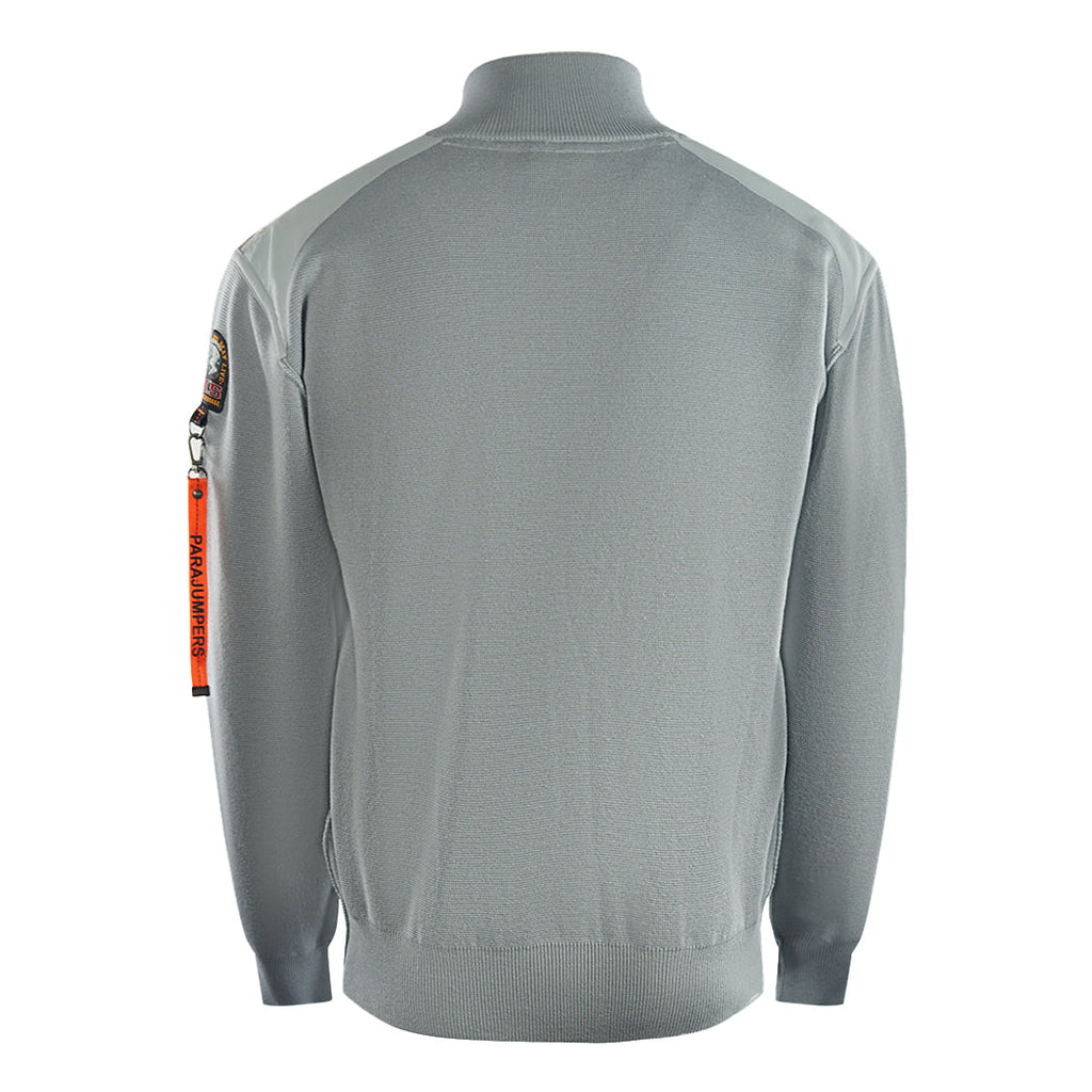 Parajumpers Shark Grey Knit Jacket Redeem 0220