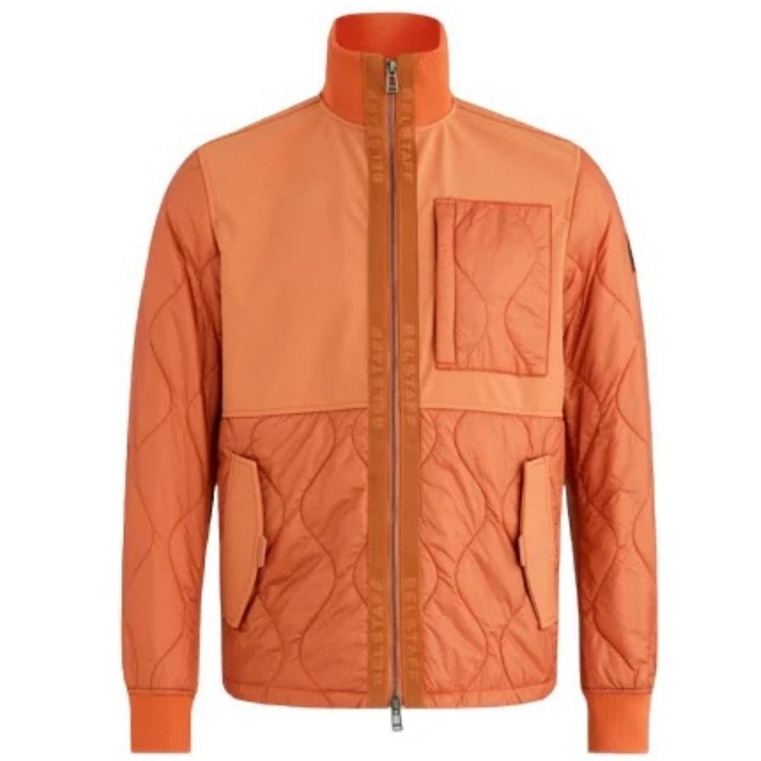 Belstaff Amber Orange Sector Overshirt Jacket