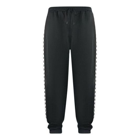 Fred Perry Tonal Tape Black Sweat Pants