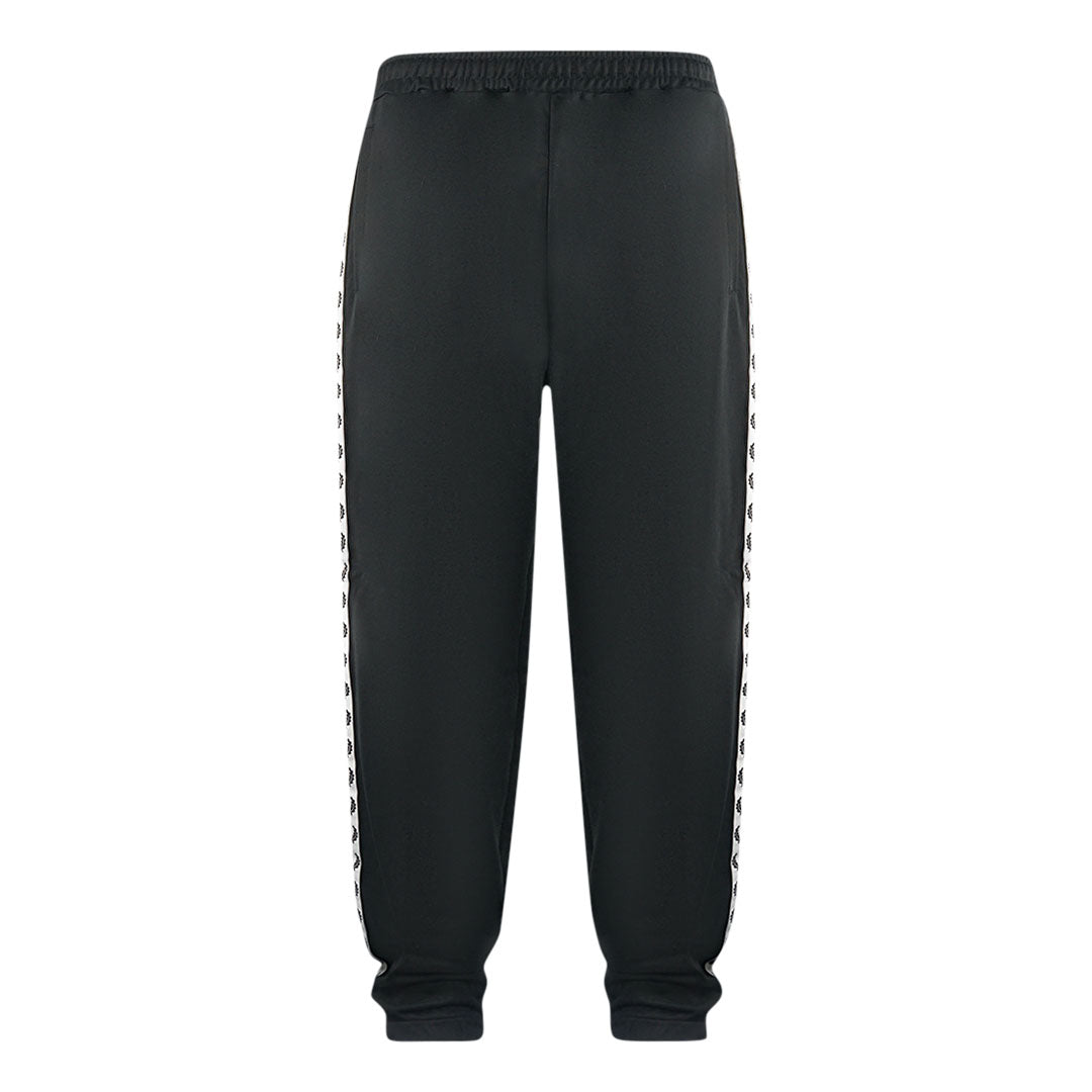 Fred Perry Tonal Tape Black Sweat Pants