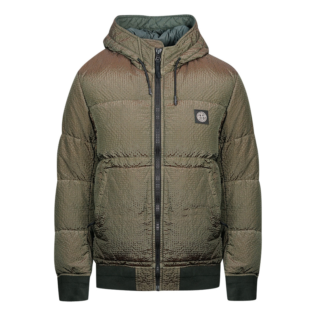 Stone Island Patch Logo Down Jacket