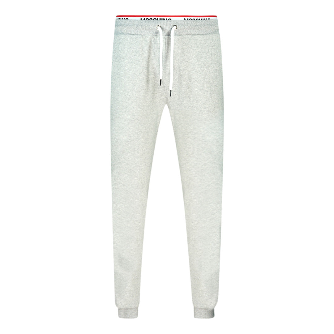 Moschino Taped Logo Grey Sweatpants