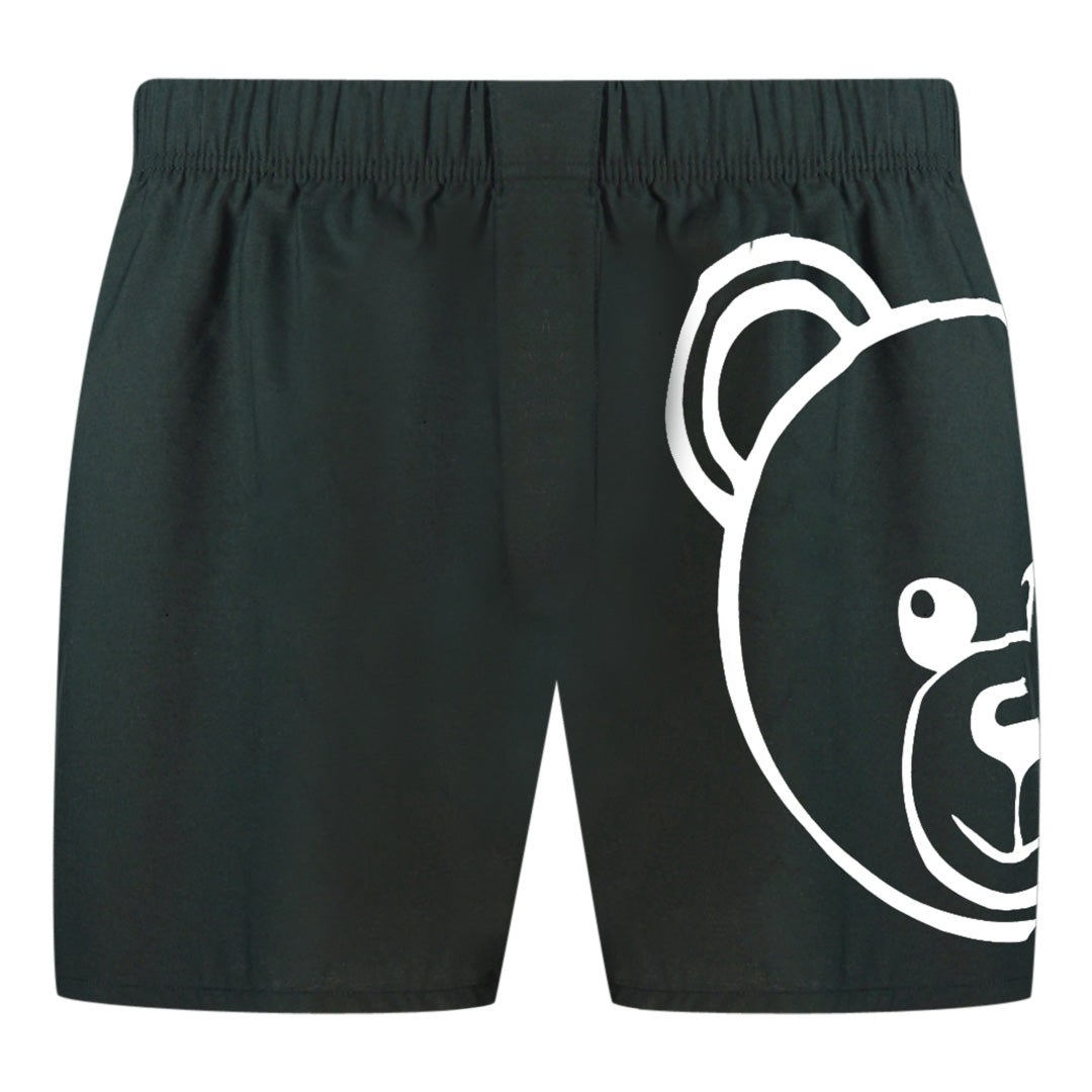 Moschino Teddy Bear Logo Black Swim Shorts