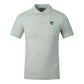 EA7 Metal Chest Logo Light Grey Polo Shirt
