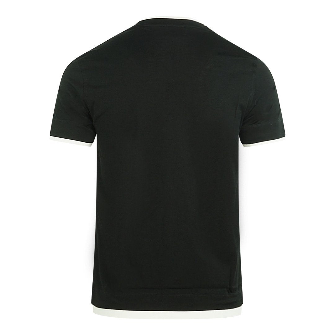 Emporio Armani Milano Print Black T-Shirt