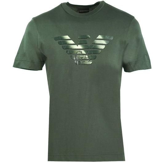 Emporio Armani GA Eagle Logo Green T-Shirt