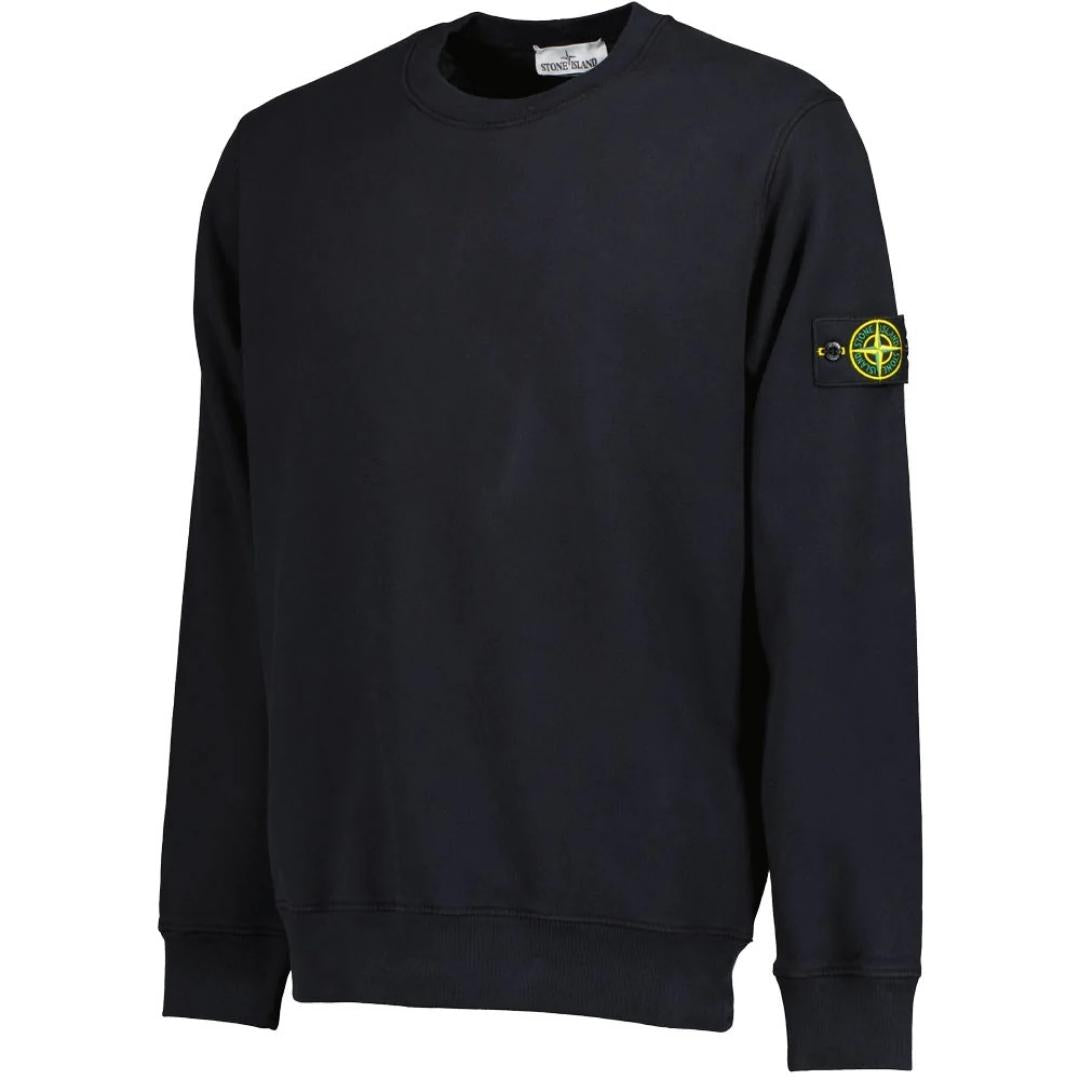 Stone Island Garment Dyed Crew Neck Sweater