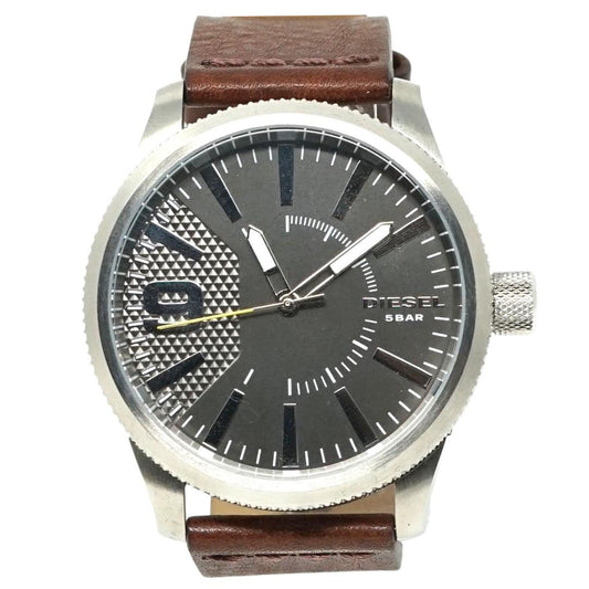 Diesel DZ1802 Brown Leather Strap Watch