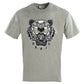 Kenzo Mens Tiger Icon Logo Grey Oversized T-Shirt