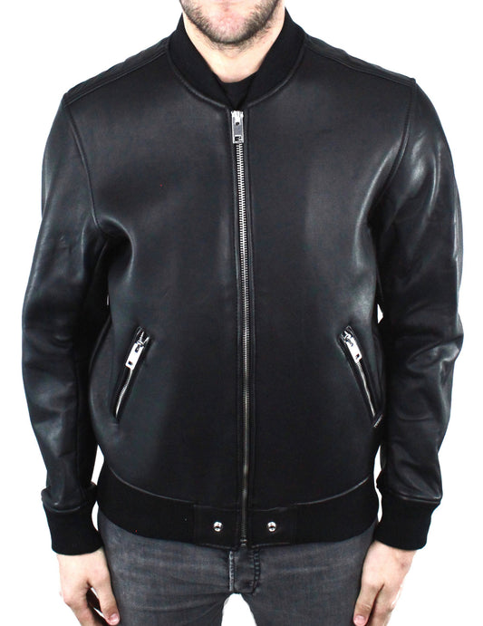 Diesel L-Bluff 900 Mens Leather Jacket - Style Centre Wholesale