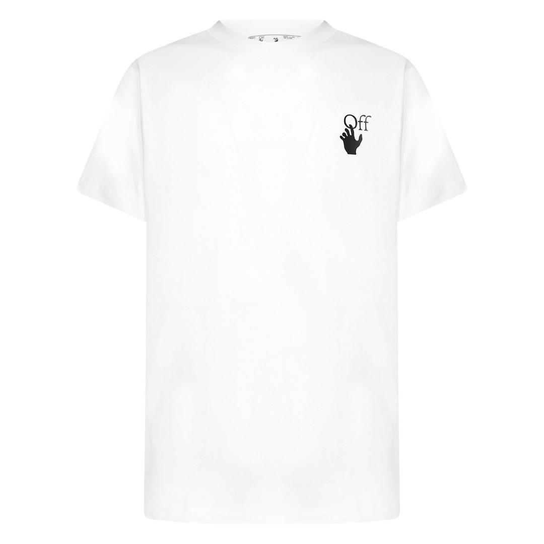 Off-White Degrade Multi Colour Arrow White T-Shirt