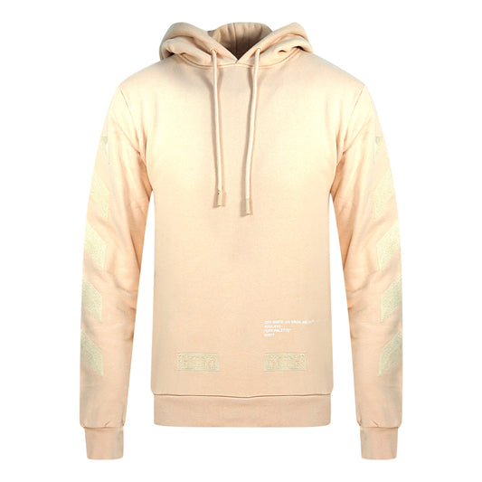 Off-White X KITH Diag Design Pink Slim Hoodie