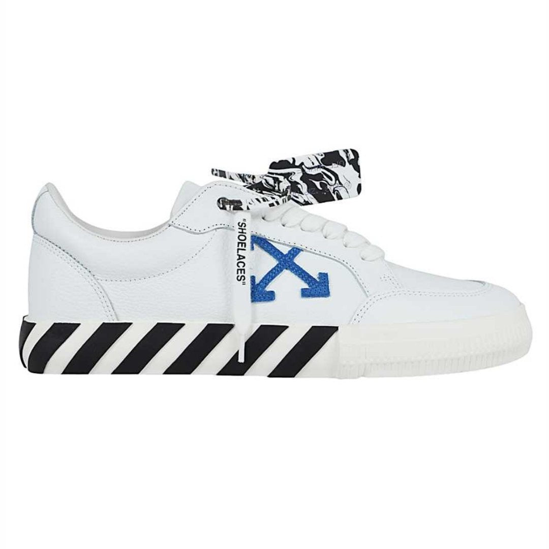 Off White Low Vulcanized White Sneakers