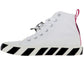 Off-White Vulcanized Mid Top Canvas White Sneakers