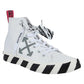 Off-White Vulcanized Mid Top Canvas White Sneakers