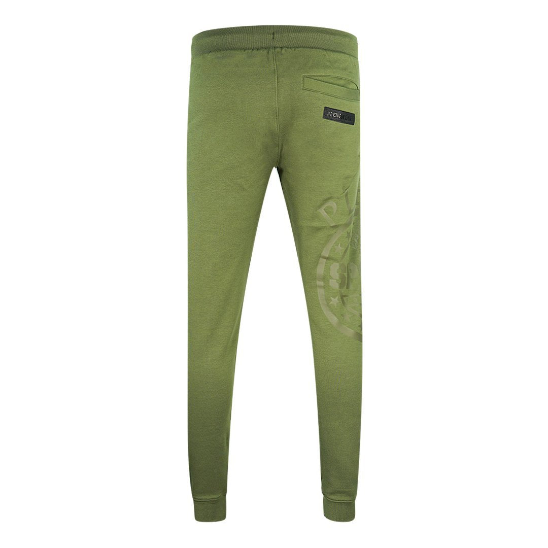 Philipp Plein Sport Equipment Logo Green Sweatpants