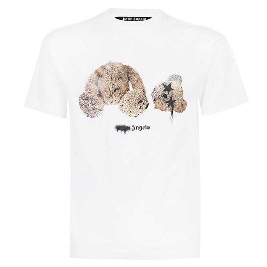 Palm Angels Kill The Bear Spray Paint White T-Shirt