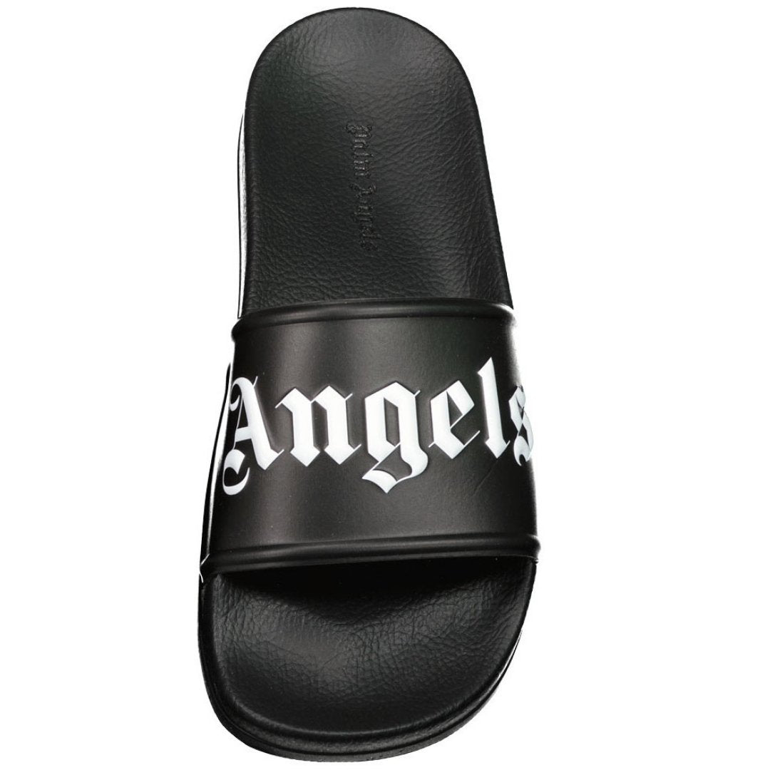 PALM ANGELS POOL SLIDES IN BLACK