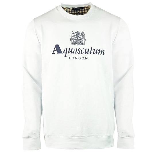 Aquascutum White Sweatshirt