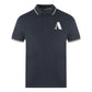 Aquascutum A Logo Navy Blue Polo Shirt