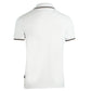 Aquascutum Tipped Sleeve White Polo Shirt