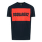 Dsquared2 Cool Fit Red Box Logo Blue T-Shirt