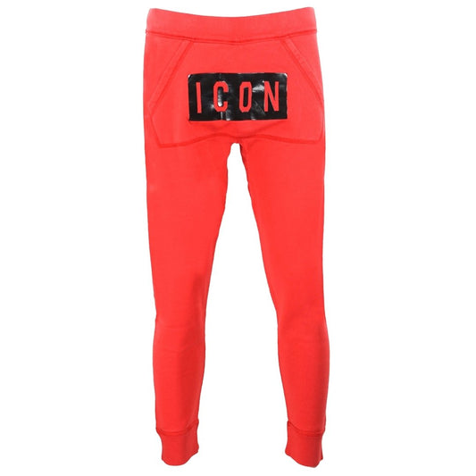 Dsquared2 Dean Fit ICON Red Sweatpants