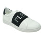 Philipp Plein Sport Band Logo Slip On White Sneakers
