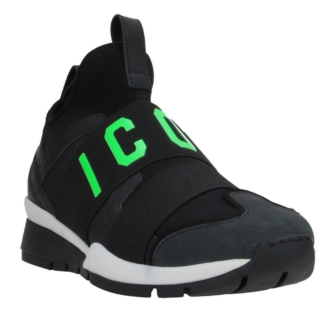 Dsquared2 Green ICON Logo Strap Black Sneakers – Focus Man Fashion