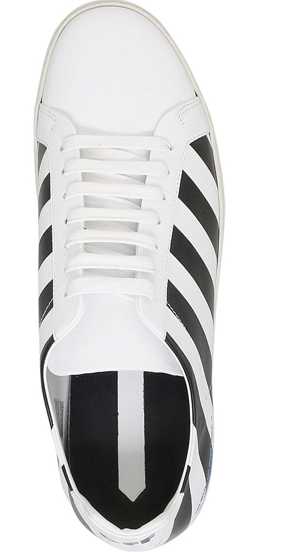 Off white deals striped shoes