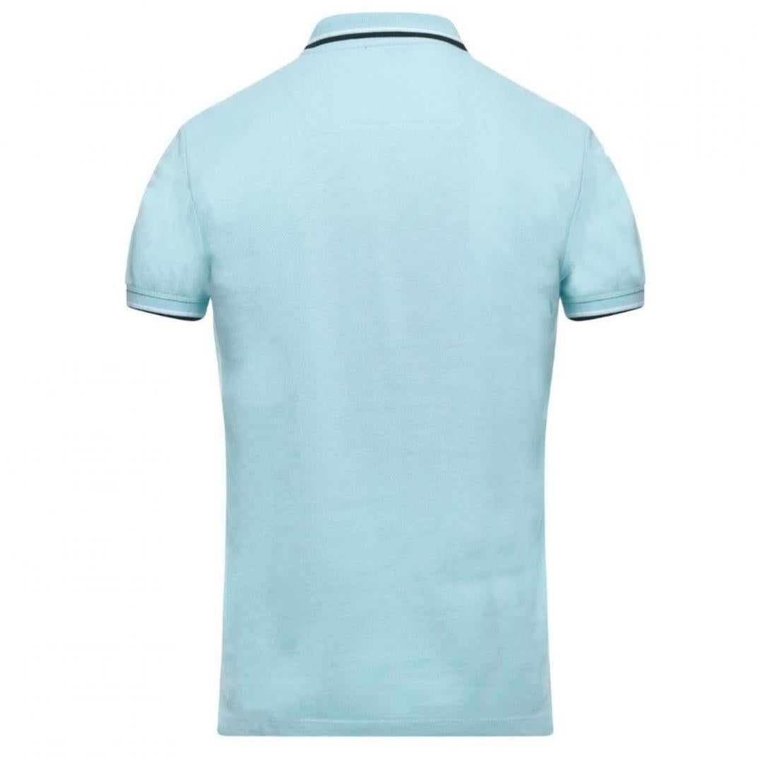 Diesel T-Randy-Broken Light Blue Polo Shirt