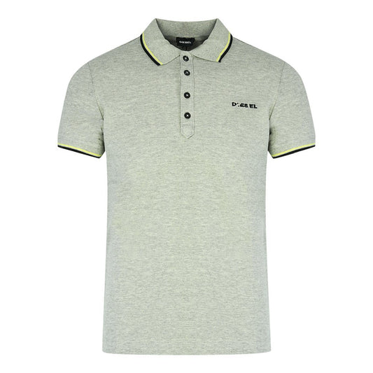 Diesel T-Randy-Broken Grey Polo Shirt