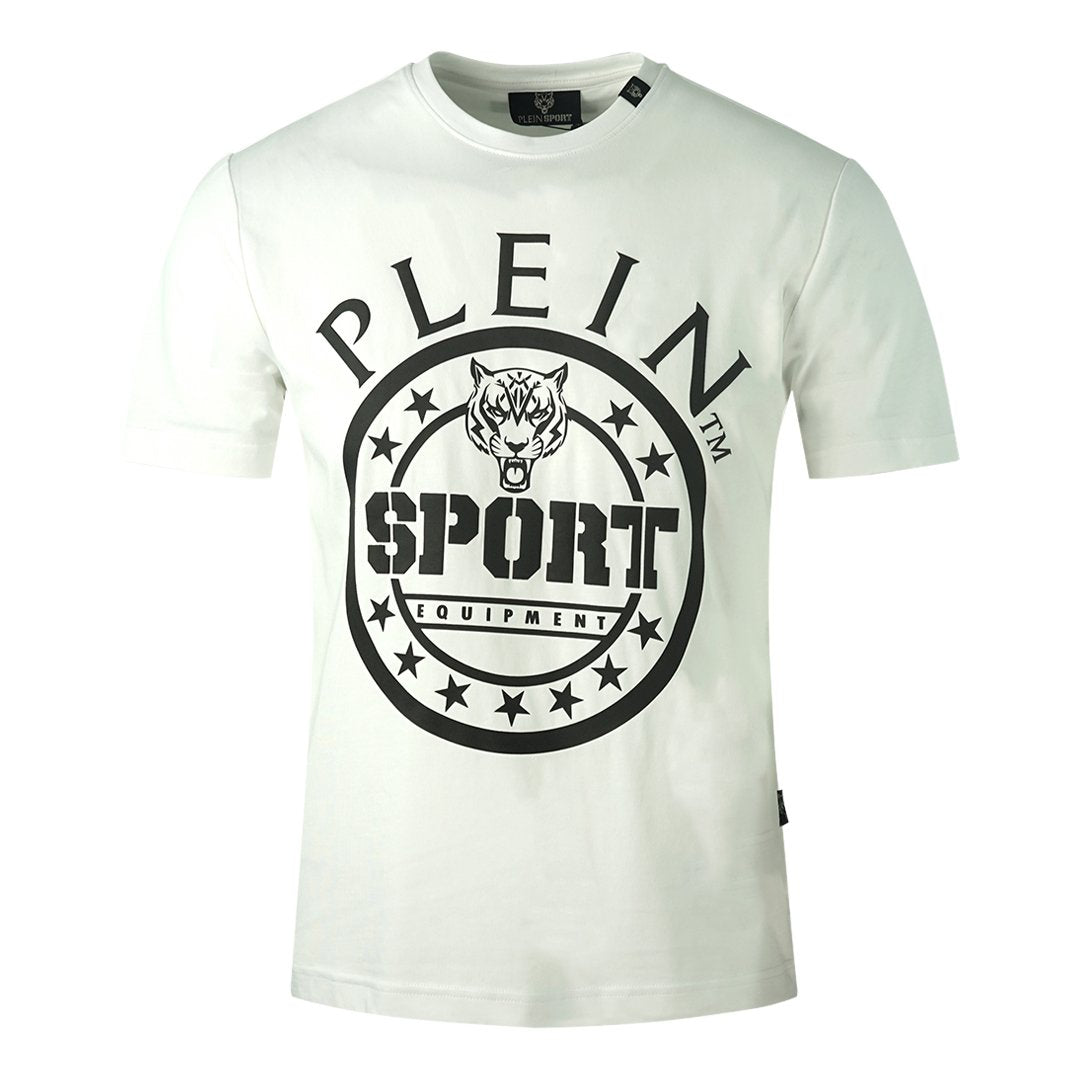 Philipp Plein Sport Circle Logo White T-Shirt