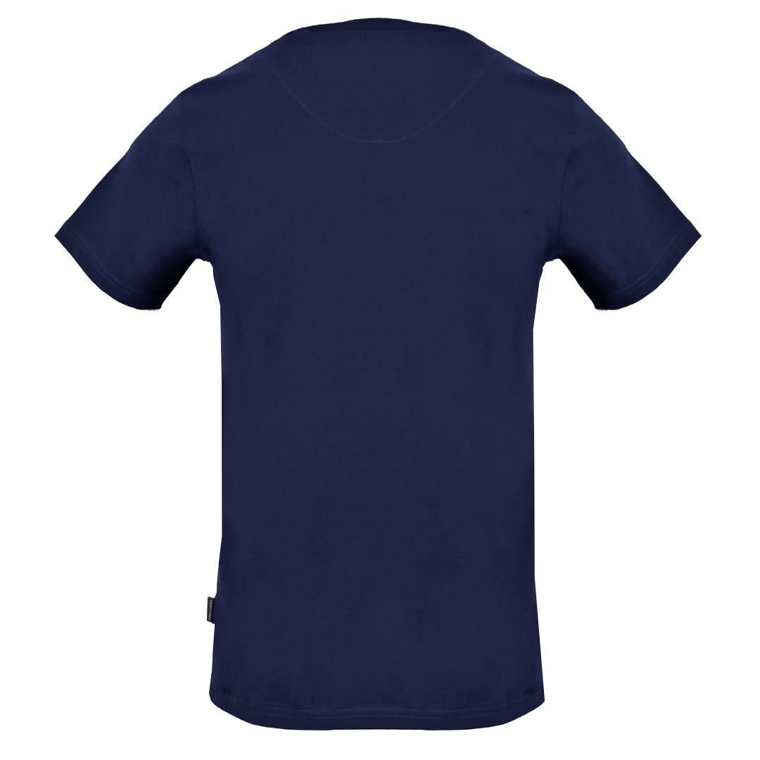 Aquascutum TSIA25 85 Navy Blue T-Shirt - Style Centre Wholesale