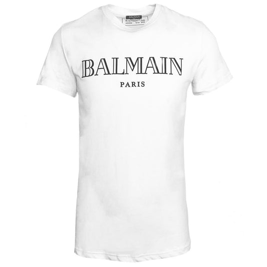 Balmain W8H8601I1259100 White T-Shirt